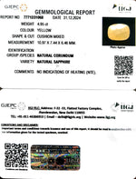 Load image into Gallery viewer, 4.95/CT Natural Ceylonese Pukhraj with Govt Lab Certificate-6771
