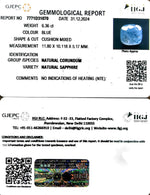 Load image into Gallery viewer, 6.36/CT Natural Blue Sapphire with Govt Lab Certificate-6771
