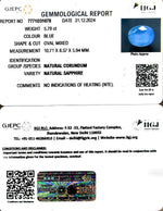 Load image into Gallery viewer, 5.78/CT Natural Blue Sapphire with Govt Lab Certificate-8991
