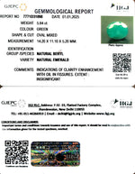 Load image into Gallery viewer, 5.84/CT Natural Panna Stone with Govt. Lab Certificate-4551
