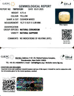 Load image into Gallery viewer, 4.75/CT Natural Ceylonese Pukhraj with Govt Lab Certificate-8991
