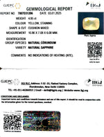 Load image into Gallery viewer, 4.95/CT Natural Ceylonese Pukhraj with Govt Lab Certificate-6771
