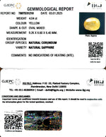 Load image into Gallery viewer, 4.04/CT Natural Ceylonese Pukhraj with Govt Lab Certificate-6771
