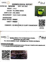 Load image into Gallery viewer, 7.41/CT Natural Peridot With Govt. Lab Certificate-5661
