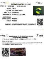 Load image into Gallery viewer, 7.56/CT Natural Peridot With Govt. Lab Certificate-5661
