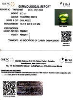 Load image into Gallery viewer, 6.73/CT Natural Peridot With Govt. Lab Certificate-5661
