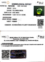 Load image into Gallery viewer, 7.62/CT Natural Peridot With Govt. Lab Certificate-5661
