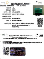 Load image into Gallery viewer, 5.86/CT Natural Panna Stone with Govt. Lab Certificate-4551
