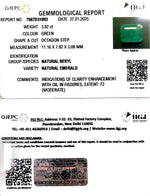 Load image into Gallery viewer, 3.92/CT Natural Panna Stone with Govt. Lab Certificate-6771
