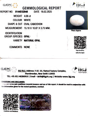 4.06/CT Natural Opal with Govt. Lab Certificate