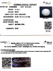 12.13/CT Natural Opal with Govt. Lab Certificate