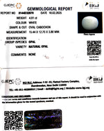 Load image into Gallery viewer, 4.91/CT Natural Opal with Govt. Lab Certificate
