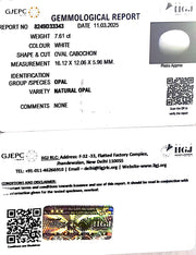 7.61/CT Natural Opal with Govt. Lab Certificate