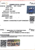 Load image into Gallery viewer, 4.70/CT Natural Iolite With Govt. Lab Certificate
