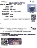 Load image into Gallery viewer, 3.94/CT Natural Iolite With Govt. Lab Certificate
