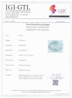 Load image into Gallery viewer, 8.20/CT Natural Panna Stone with Govt. Lab Certificate (56610)
