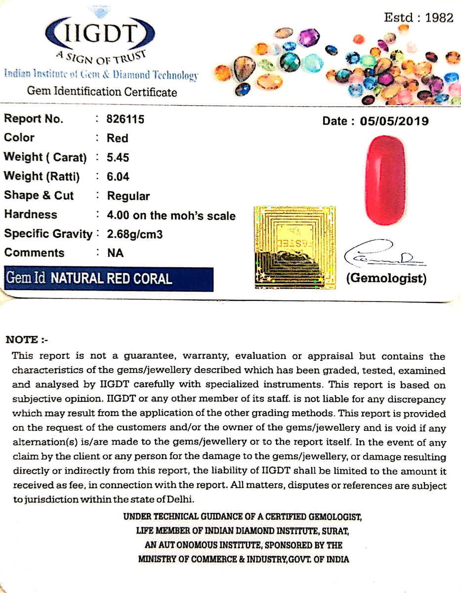 5.45/CT Natural Italian Moonga | Best Price | Gem Selections