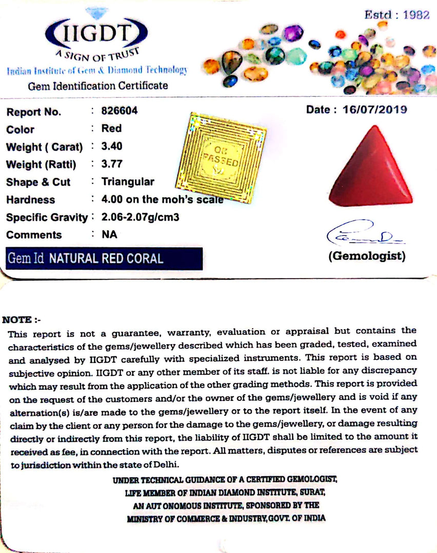 3.78 Ratti Italian Red Coral-(1054)