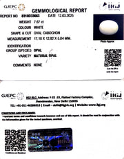 7.67/CT Natural Opal with Govt. Lab Certificate