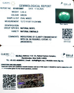 Load image into Gallery viewer, 5.56/CT Natural Panna Stone with Govt. Lab Certificate
