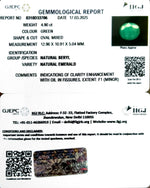 Load image into Gallery viewer, 4.90/CT Natural Panna Stone with Govt. Lab Certificate
