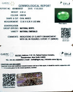 Load image into Gallery viewer, 4.50/CT Natural Panna Stone with Govt. Lab Certificate
