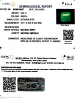 Load image into Gallery viewer, 4.87/CT Natural Panna Stone with Govt. Lab Certificate
