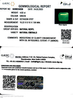 Load image into Gallery viewer, 4.82/CT Natural Panna Stone with Govt. Lab Certificate
