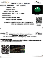 Load image into Gallery viewer, 8.16/CT Natural Panna Stone with Govt. Lab Certificate
