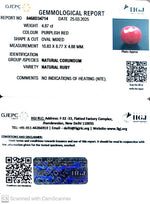 Load image into Gallery viewer, 4.87/CT Natural Ruby with Govt. Lab Certificate
