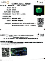 Load image into Gallery viewer, 6.66/CT Natural Panna Stone with Govt. Lab Certificate
