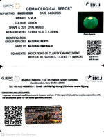 Load image into Gallery viewer, 5.56/CT Natural Panna Stone with Govt. Lab Certificate
