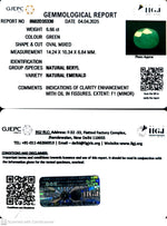 Load image into Gallery viewer, 6.66/CT Natural Panna Stone with Govt. Lab Certificate
