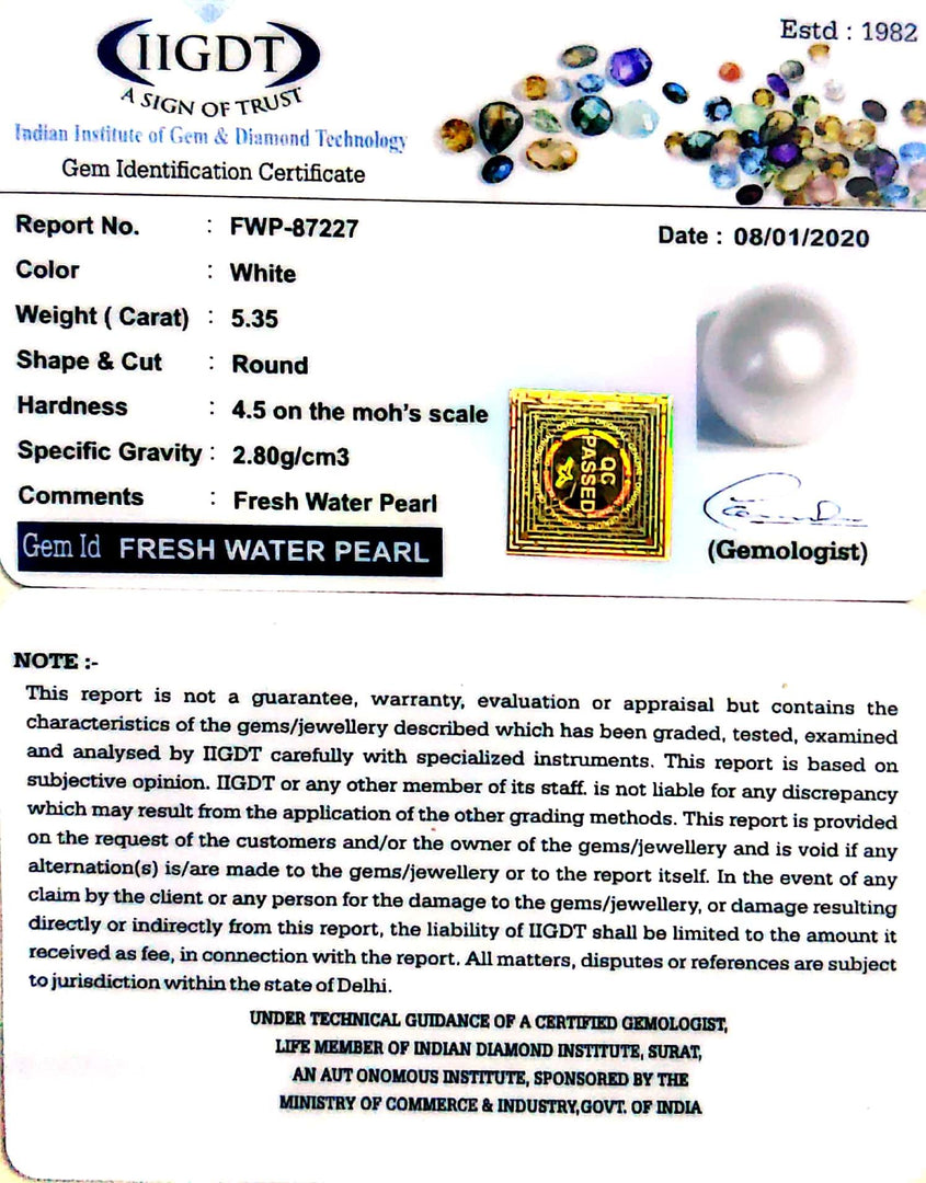 5.94 Ratti Fresh Water Pearl (277)