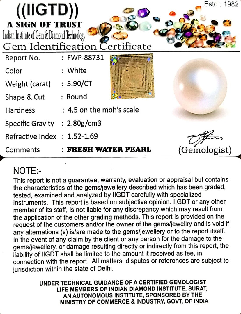 5.90/CT Natura Fresh Water Pearl (277)