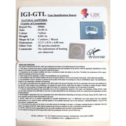 4.49  Ratti Natural Pitambari Neelam with Govt Lab Certificat -(23310)