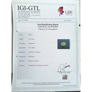 6.63 Ratti  Natural yellow sapphire with Govt Lab Certificate-(4100)