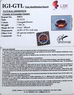 Load image into Gallery viewer, 8.19 Ratti Natural Hessonite with Govt. Lab Certificate-(1221)

