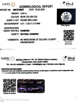Load image into Gallery viewer, 0.84/Cents Natural Diamond with Govt. Lab Certificate-120000
