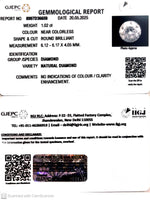 Load image into Gallery viewer, 1.02/Cents Natural Diamond with Govt. Lab Certificate-140000
