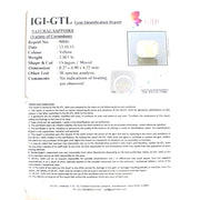 2.77 Ratti  Natural yellow sapphire with Govt Lab Certificate-(4551)