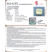 9.51 Ratti Natural yellow sapphire with Govt Lab Certificate-(YELSA9T)