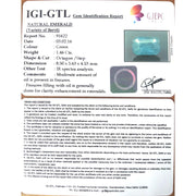 1.62 Ratti Natural Panna Stone with Govt. Lab Certificate (6100)
