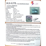 3.84 Ratti Natural Panna Stone with Govt. Lab Certificate (8100)