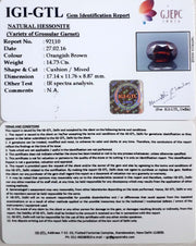 14.73/CT Natural Govt. Lab Certified Ceylonese Gomed-2331