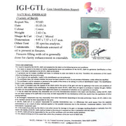 2.94 Ratti Natural Panna Stone with Govt. Lab Certificate (34410)