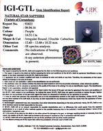 Load image into Gallery viewer, 18.10 Ratti Star Sapphire with Govt. Lab Certificate-(5661)
