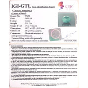 2.91/CT Natural Panna Stone with Govt. Lab Certificate (6771)