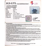 Load image into Gallery viewer, 10.33 Ratti blue sapphire with Govt Lab Certified-(2331)
