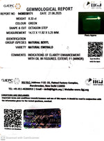 Load image into Gallery viewer, 8.33/CT Natural Panna Stone with Govt. Lab Certificate (8991)
